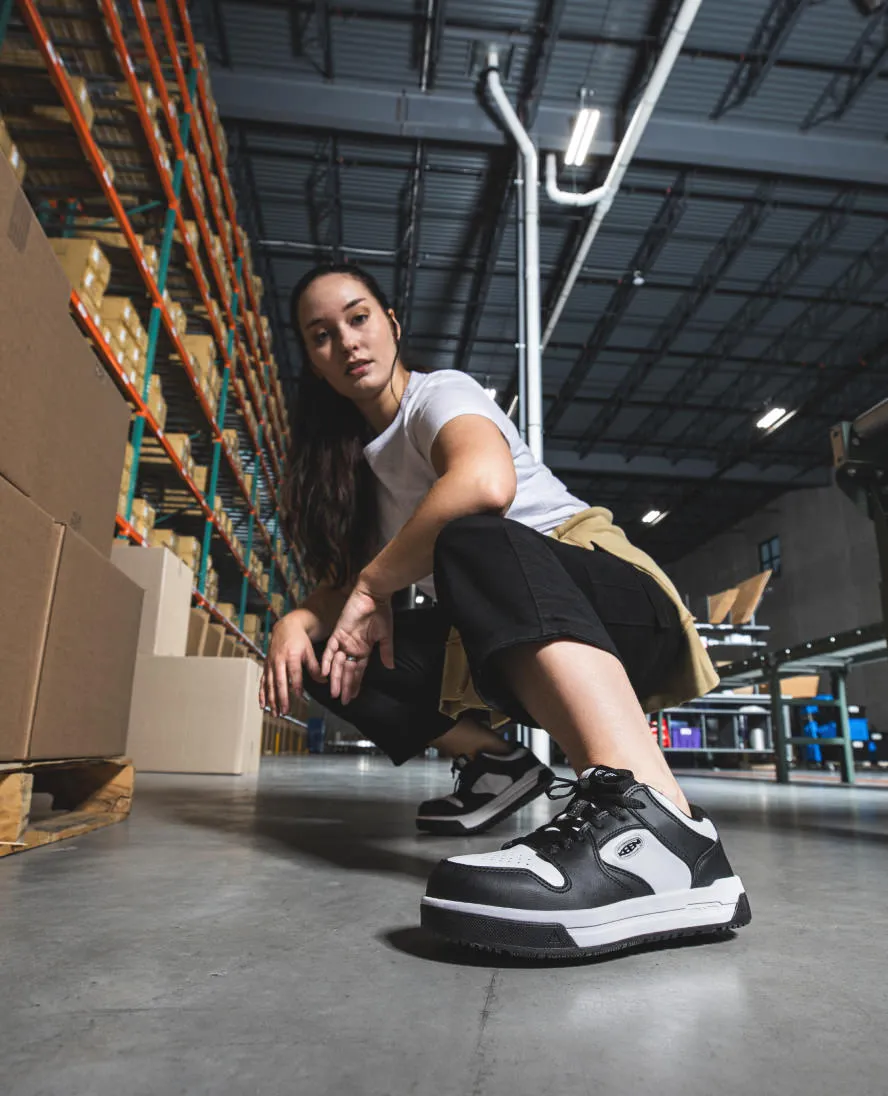 Keen Women's Overton Work Shoe (Carbon Toe)  |  Toadstool/Star White
