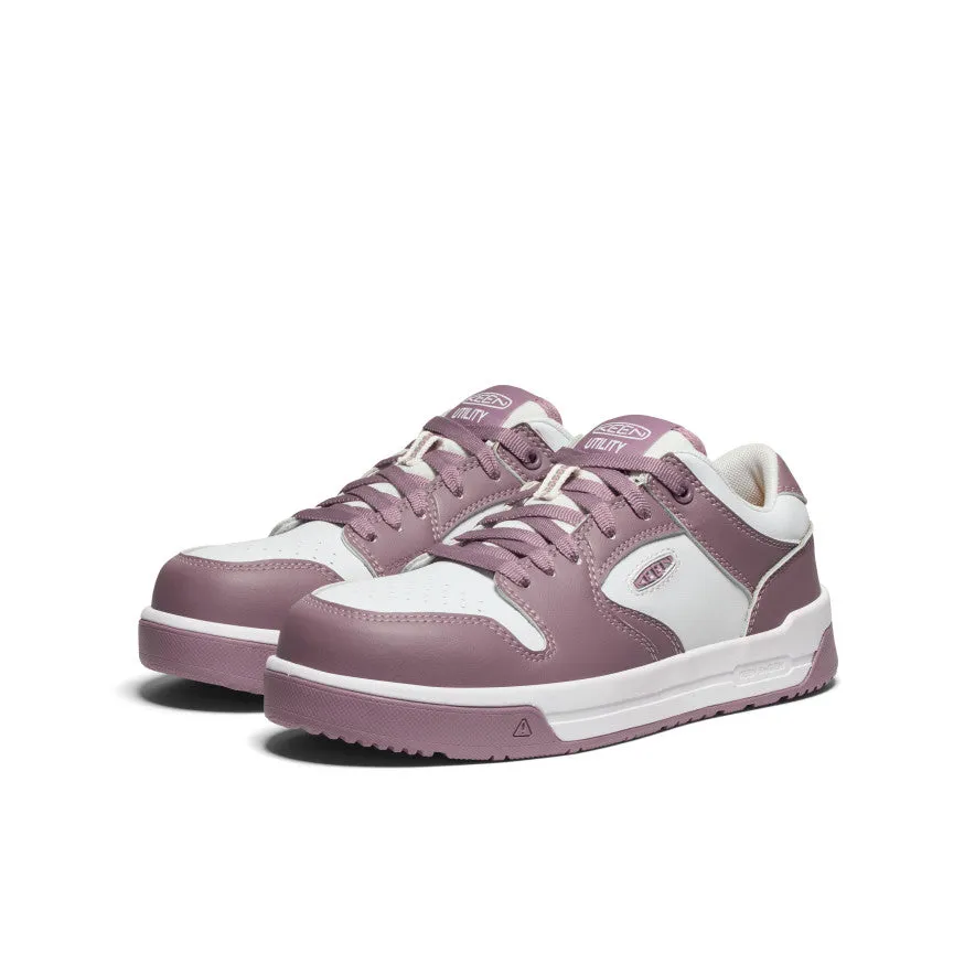 Keen Women's Overton Work Shoe (Carbon Toe)  |  Toadstool/Star White