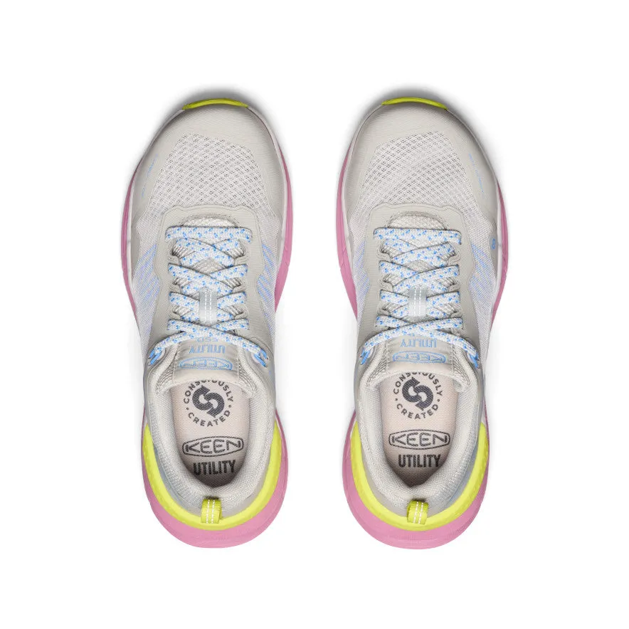 Keen Women's Speedworks ESD Work Sneaker (Carbon Toe)  |  Alloy/Moonlight Mauve
