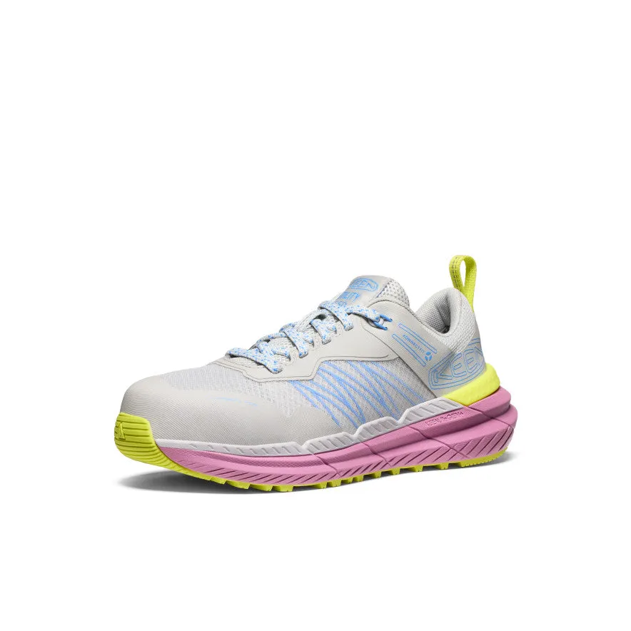 Keen Women's Speedworks ESD Work Sneaker (Carbon Toe)  |  Alloy/Moonlight Mauve