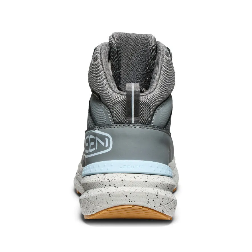 Keen Women's Synchro Waterproof Work Boot (Carbon Toe)  |  Steel Grey/Gum