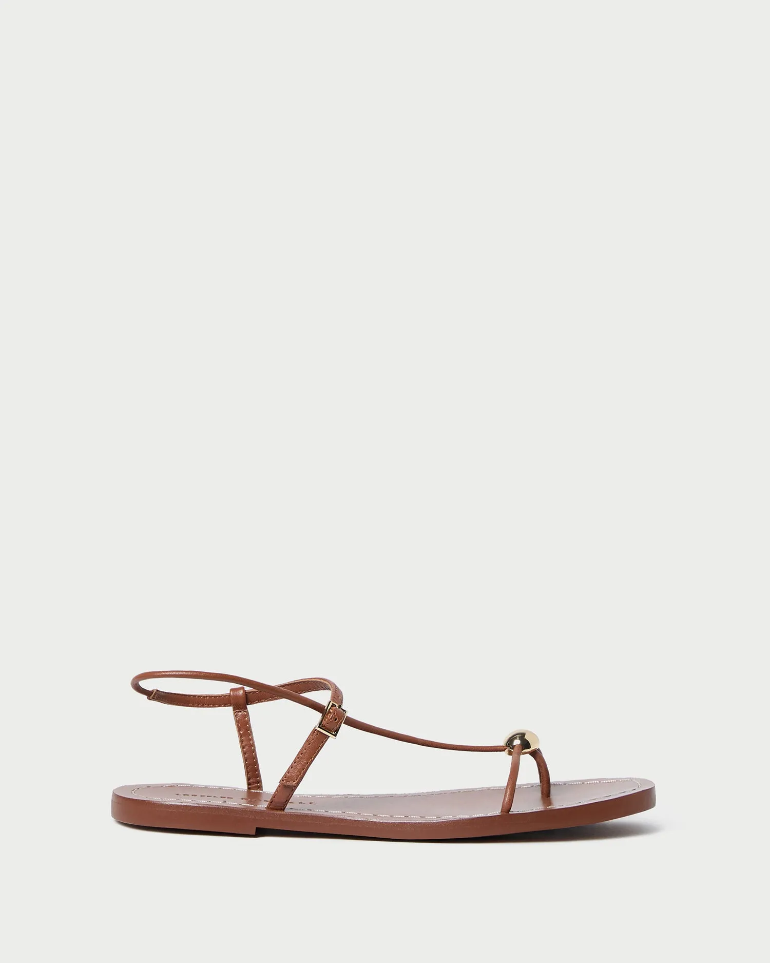 Lara Timber Leather Sandal -LOEFFLER RANDALL