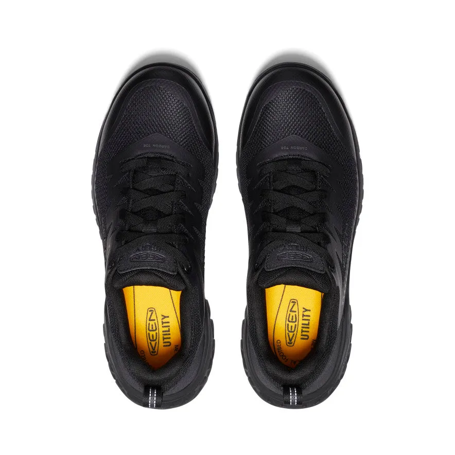 Men's Arvada ESD Work Sneaker (Carbon Toe)  |  Black/Black KEEN