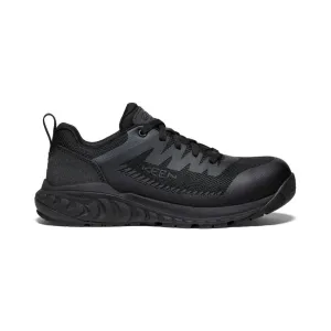 Men's Arvada ESD Work Sneaker (Carbon Toe)  |  Black/Black KEEN