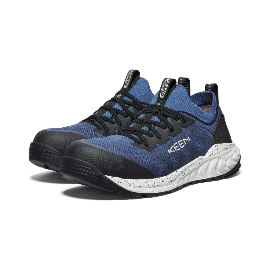Men's Arvada Shift ESD Work Sneaker (Carbon Toe)  |  Vintage Indigo/Black KEEN