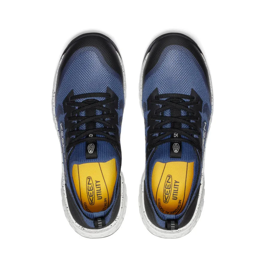 Men's Arvada Shift ESD Work Sneaker (Carbon Toe)  |  Vintage Indigo/Black KEEN