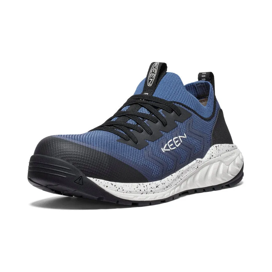 Men's Arvada Shift ESD Work Sneaker (Carbon Toe)  |  Vintage Indigo/Black KEEN