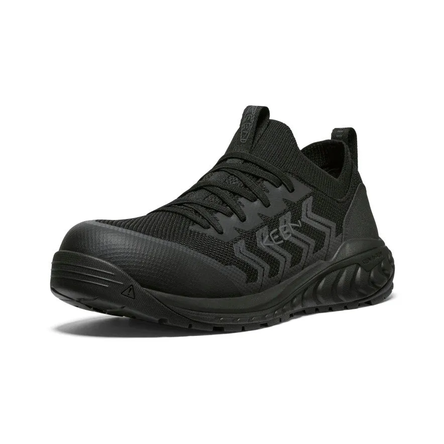 Men's Arvada Shift Work Sneaker (Carbon Toe)  |  Black/Black KEEN