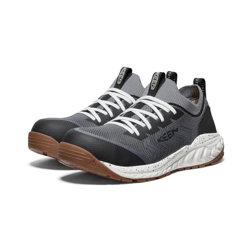 Men's Arvada Shift Work Sneaker (Carbon Toe)  |  Steel Grey/Gum KEEN