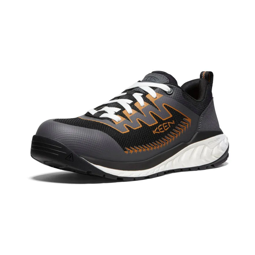 Men's Arvada Work Sneaker (Carbon Toe)  |  Black/Curry KEEN