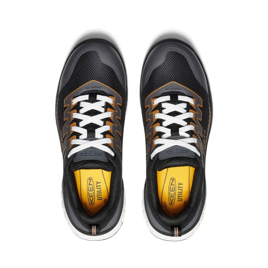 Men's Arvada Work Sneaker (Carbon Toe)  |  Black/Curry KEEN