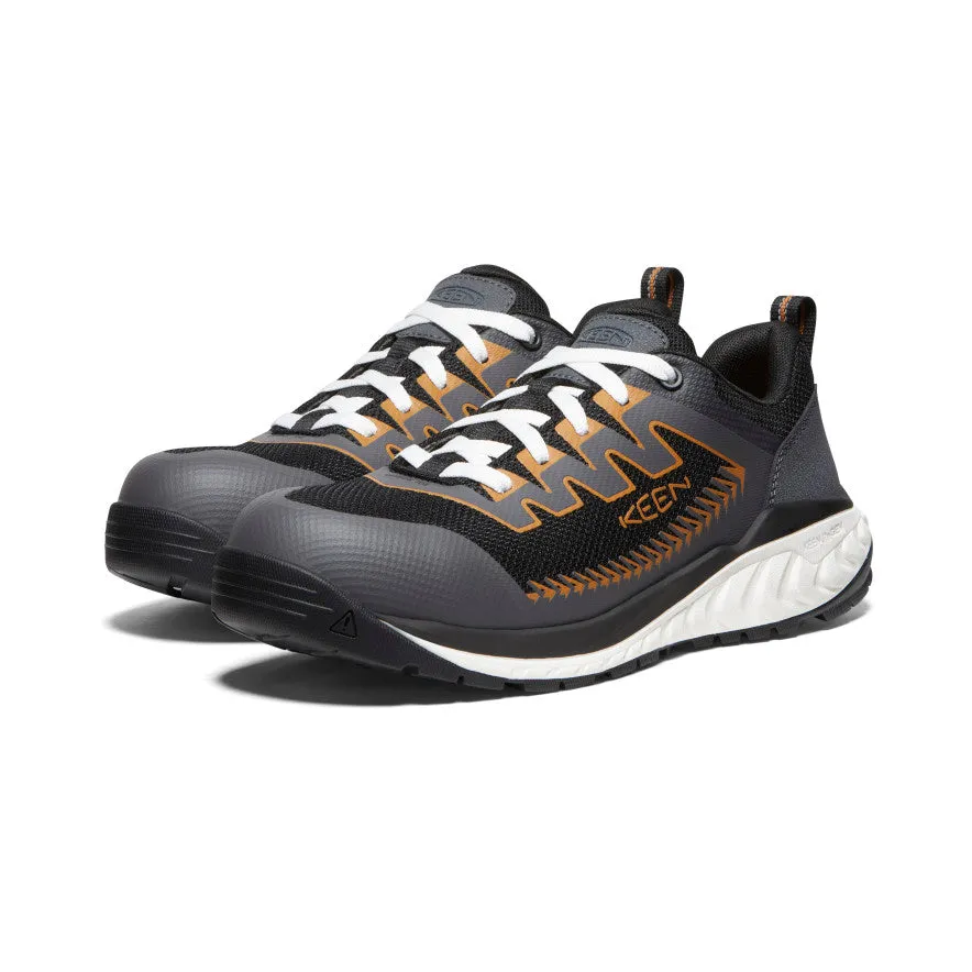 Men's Arvada Work Sneaker (Carbon Toe)  |  Black/Curry KEEN