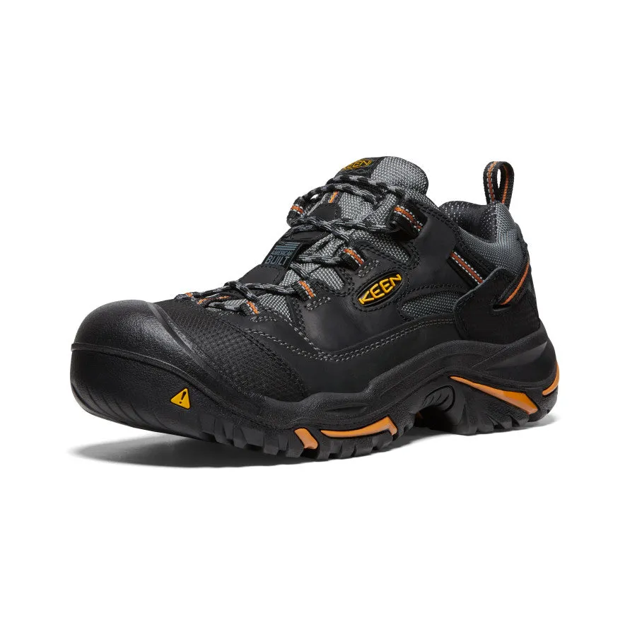 Men's Braddock Low (Steel Toe)  |  Black/Bossa Nova KEEN