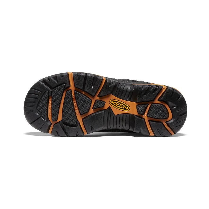 Men's Braddock Low (Steel Toe)  |  Black/Bossa Nova KEEN