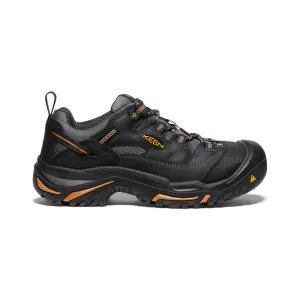 Men's Braddock Low (Steel Toe)  |  Black/Bossa Nova KEEN