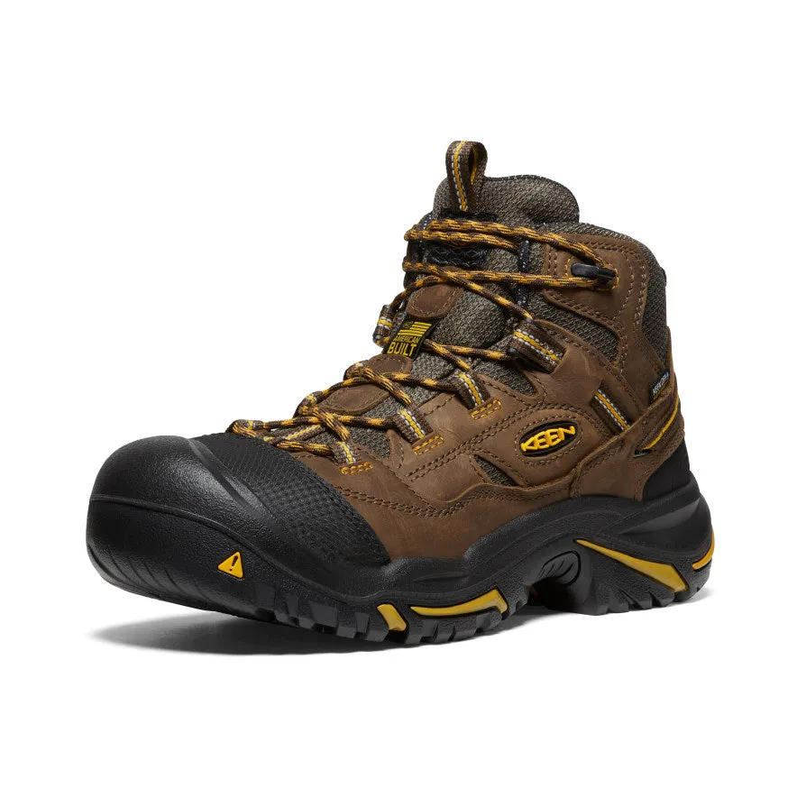 Men's Braddock Waterproof Mid (Steel Toe)  |  Cascade Brown/Tawny Olive KEEN
