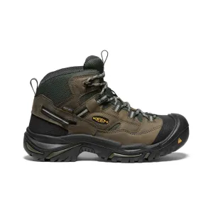 Men's Braddock Waterproof Mid (Steel Toe)  |  Gargoyle/Forest  Night KEEN