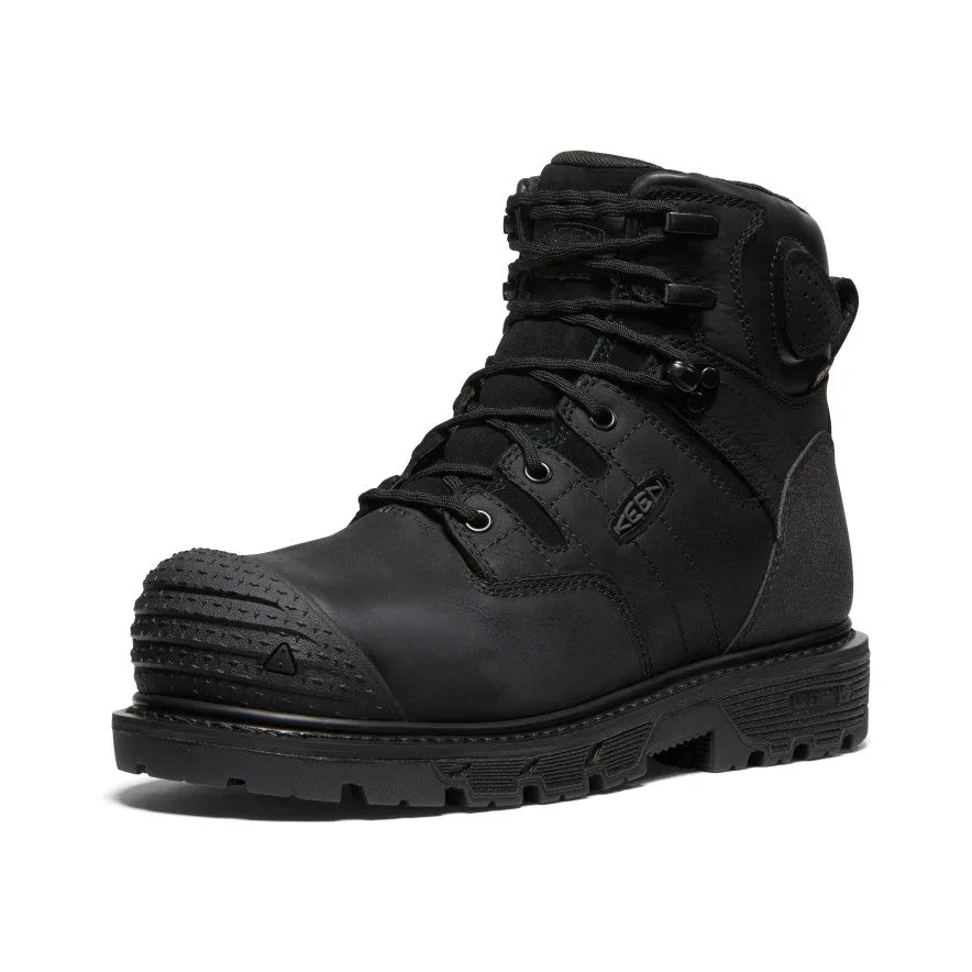 Men's Camden 6" Waterproof Boot (Carbon Toe)  |  Black/Black KEEN