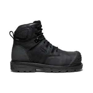Men's Camden 6" Waterproof Boot (Carbon Toe)  |  Black/Black KEEN