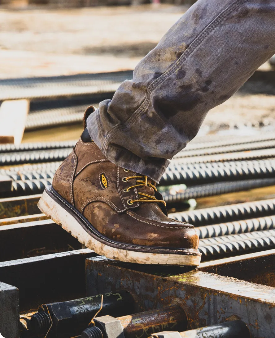 Men's Cincinnati 6" Boot (Soft Toe)  |  Belgian/Sandshell KEEN