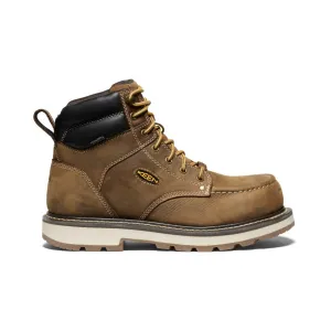 Men's Cincinnati 6" Waterproof 90 Heel Boot (Carbon Toe)  |  Belgian/Sandshell KEEN