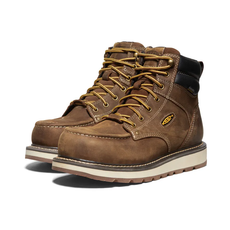 Men's Cincinnati 6" Waterproof Boot (Carbon Toe)  |  Belgian/Sandshell KEEN
