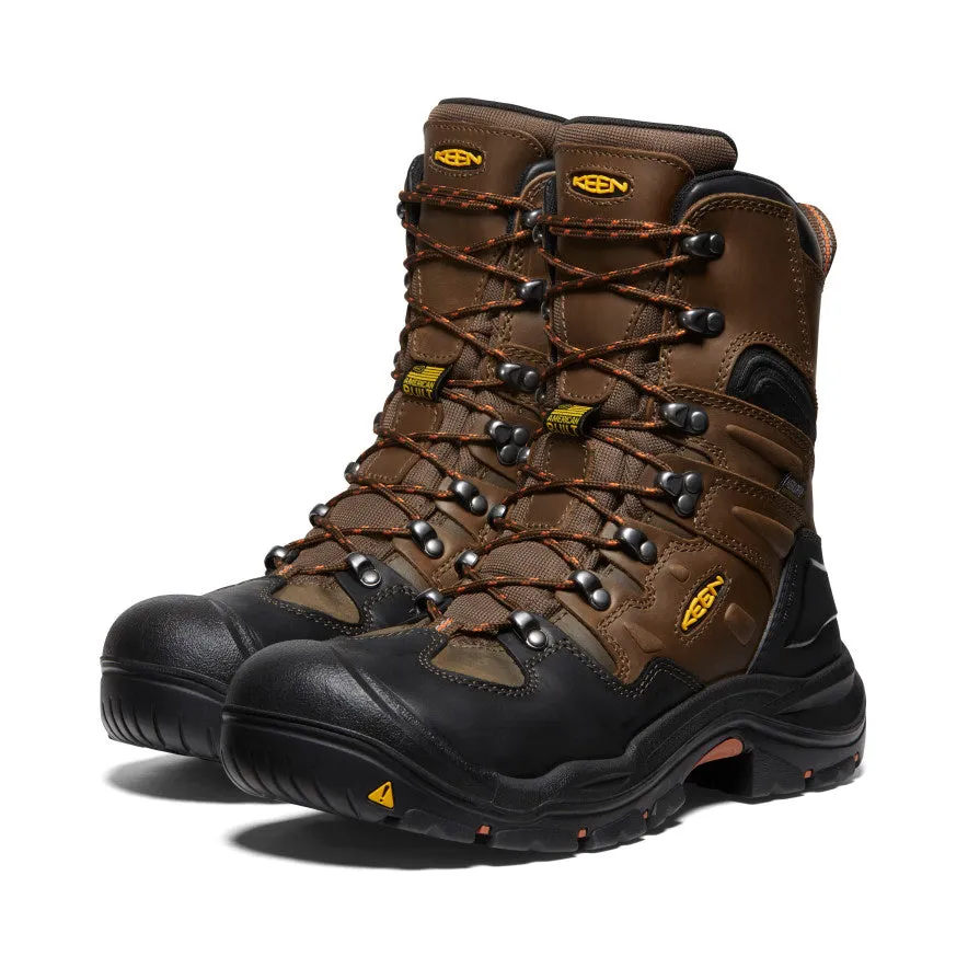 Men's Coburg 8" Waterproof Boot (Steel Toe)  |  Cascade Brown/Brindle KEEN