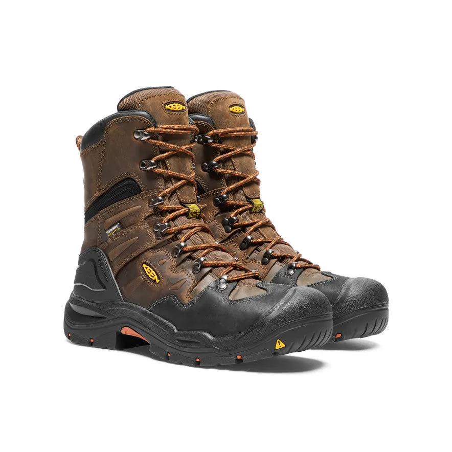Men's Coburg 8" Waterproof Boot (Steel Toe)  |  Cascade Brown/Brindle KEEN