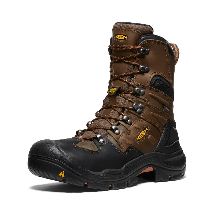 Men's Coburg 8" Waterproof Boot (Steel Toe)  |  Cascade Brown/Brindle KEEN