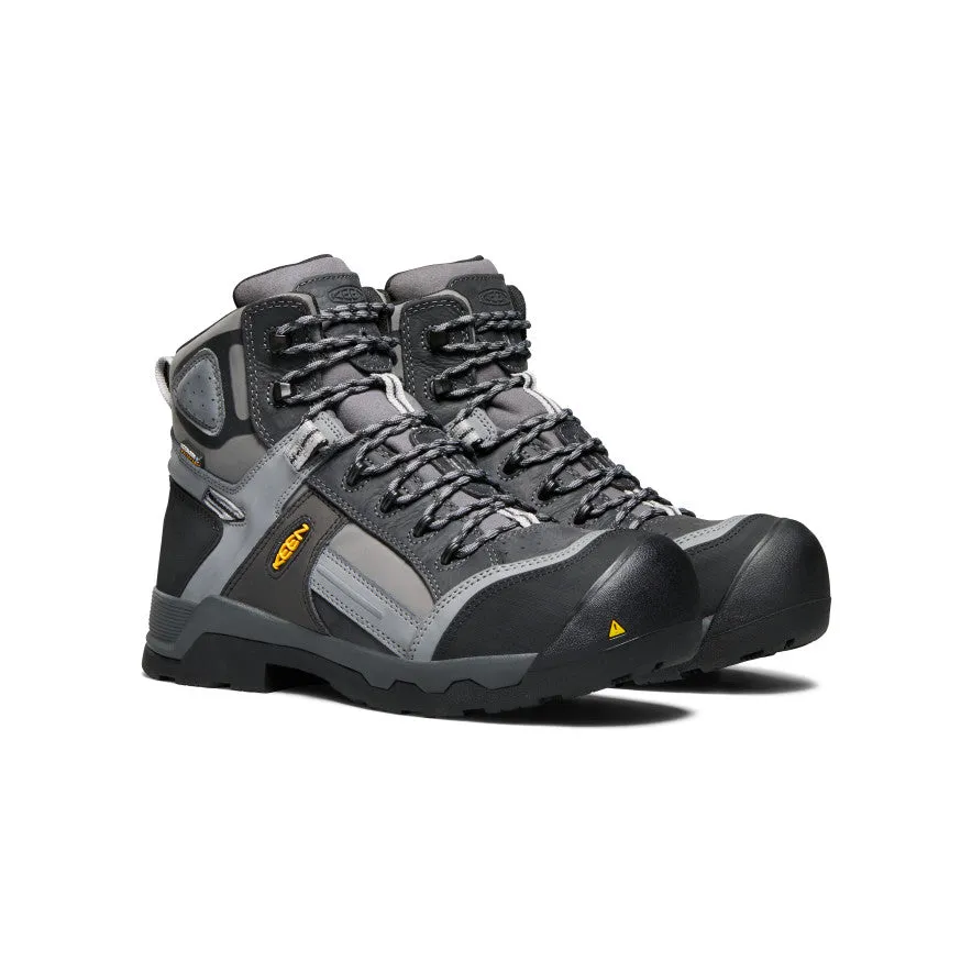 Men's Davenport 6" Insulated Waterproof Boot (Composite Toe)  |  Magnet/Steel Grey KEEN