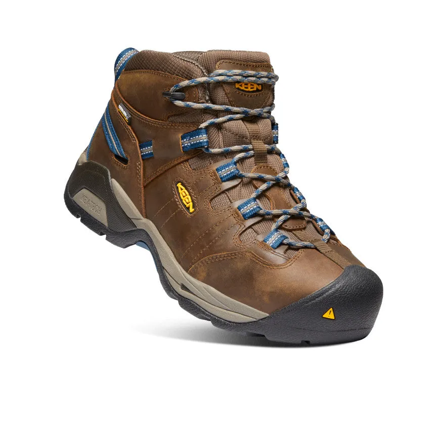 Men's Detroit XT Waterproof Boot (Steel Toe)  |  Cascade Brown/Orion Blue KEEN