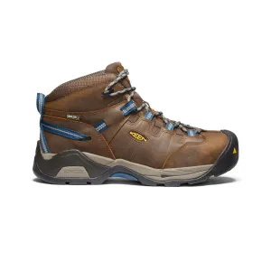 Men's Detroit XT Waterproof Boot (Steel Toe)  |  Cascade Brown/Orion Blue KEEN