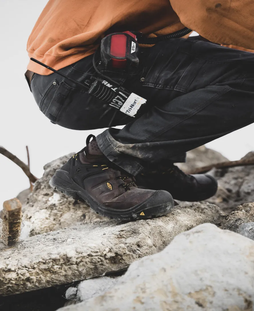Men's Dover 6" Waterproof (Carbon Toe)  |  Dark Earth/Black KEEN