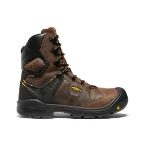 Men's Dover 8" Waterproof Boot (Carbon Toe)  |  Dark Earth/Black KEEN