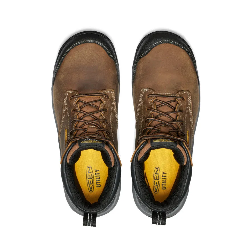 Men's Evanston 6" ESD Boot (Carbon Toe)  |  Bison/Black KEEN