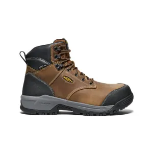 Men's Evanston 6" Insulated Waterproof Boot (Carbon Toe)  |  Bison/Black KEEN