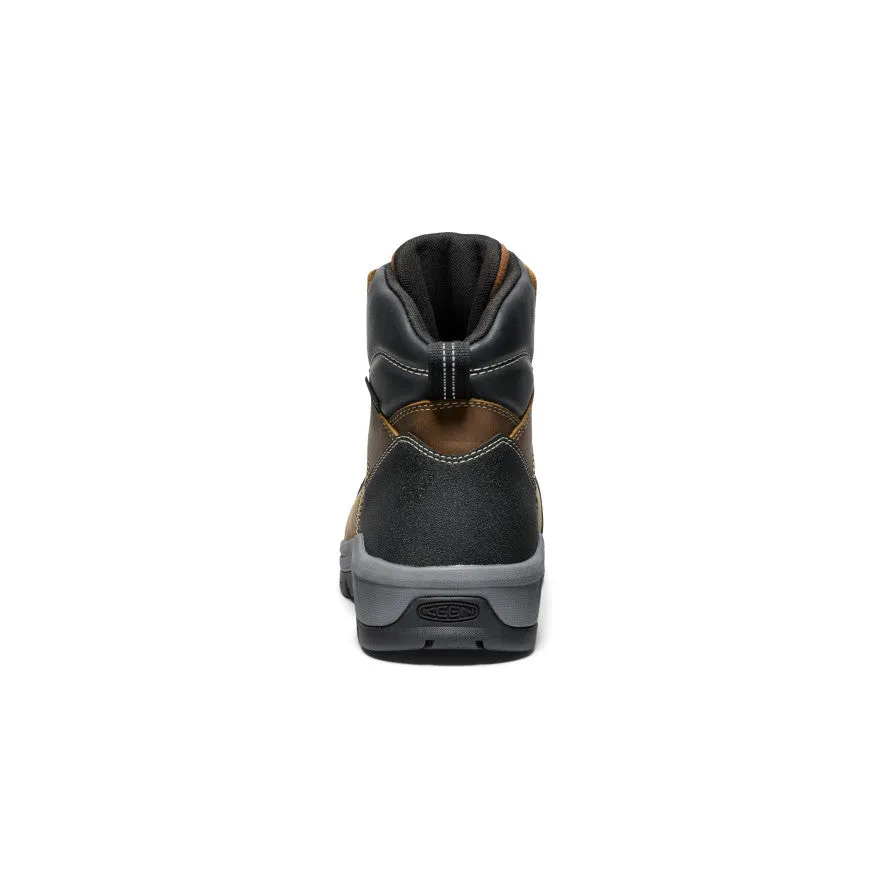 Men's Evanston 6" Insulated Waterproof Boot (Carbon Toe)  |  Bison/Black KEEN