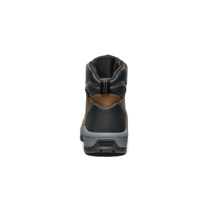Men's Evanston 6" Waterproof Boot INT MET (Carbon Toe)  |  Bison/Black KEEN