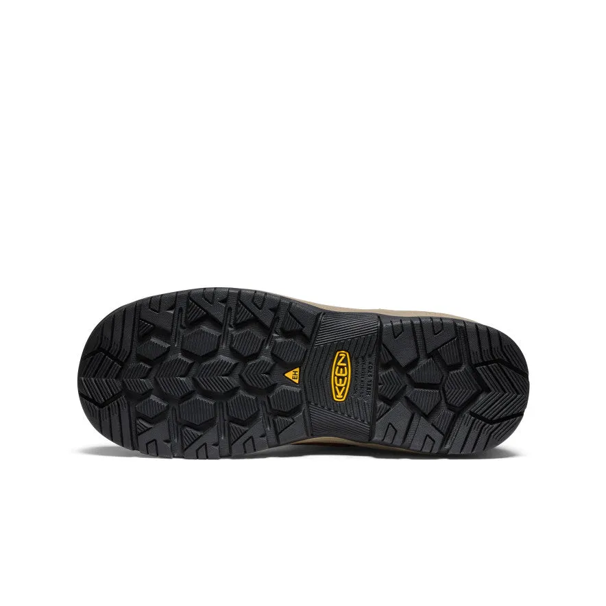 Men's Evanston Pull-On Waterproof Boot (Soft Toe)  |  Bison/Black KEEN