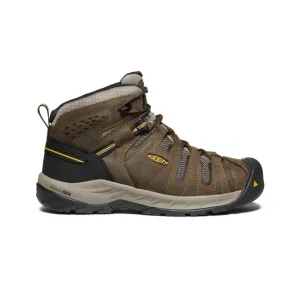 Men's Flint II Boot (Steel Toe)  |  Cascade Brown/Golden Rod KEEN