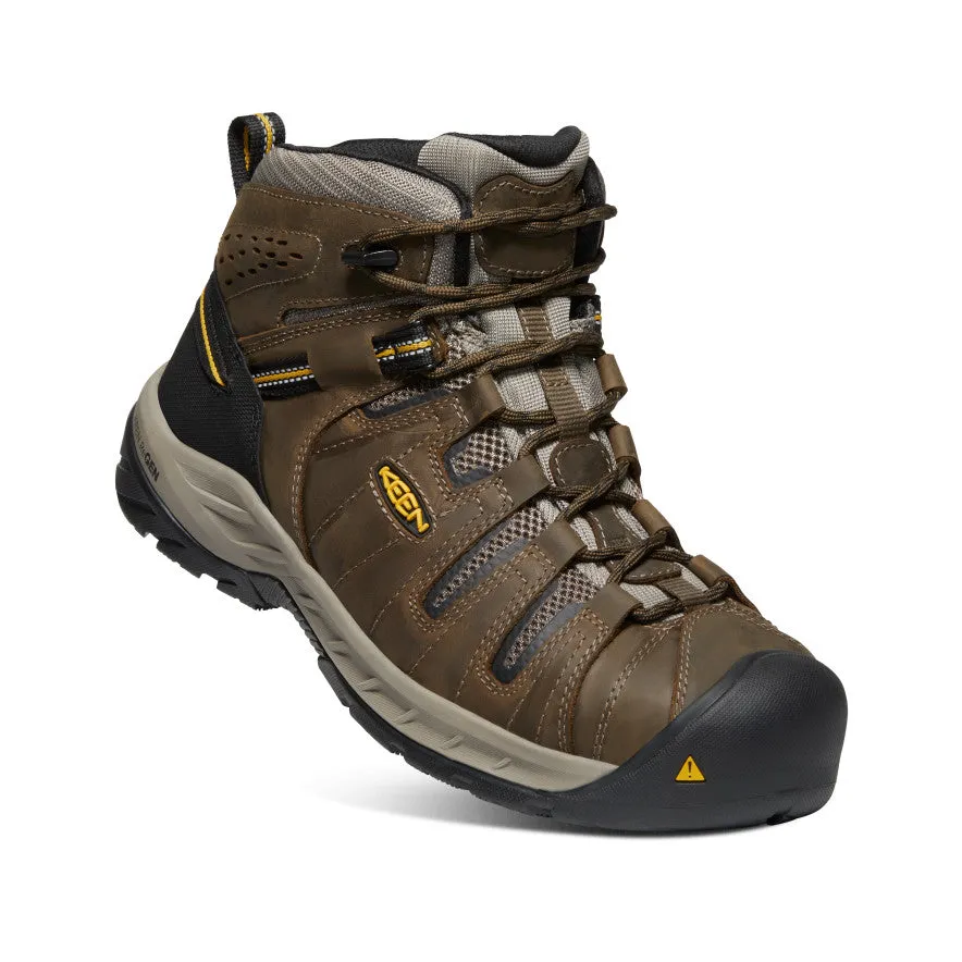 Men's Flint II Boot (Steel Toe)  |  Cascade Brown/Golden Rod KEEN