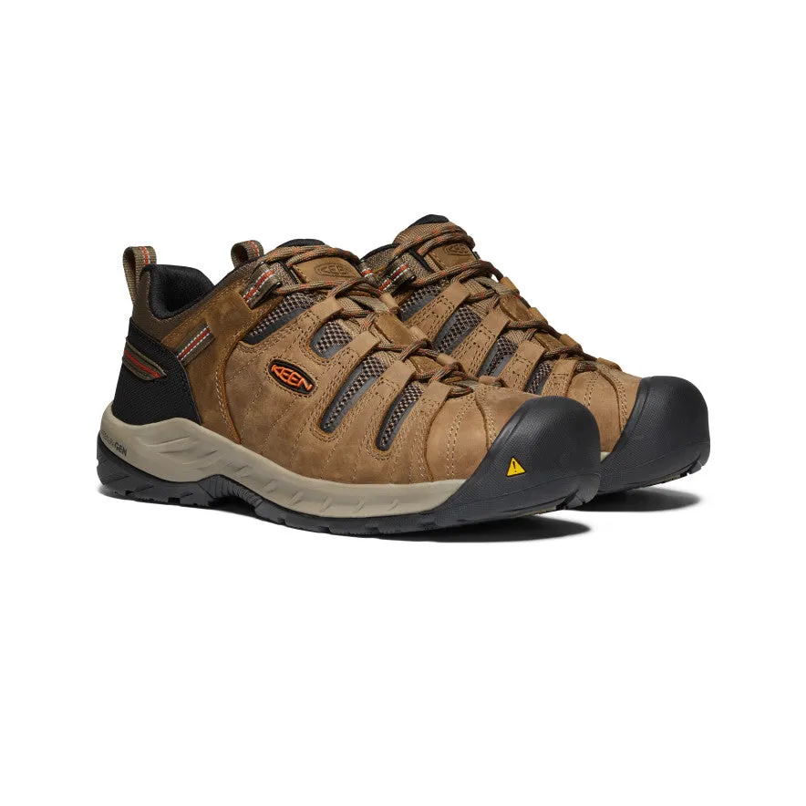 Men's Flint II (Steel Toe)  |  Shitake/Rust KEEN