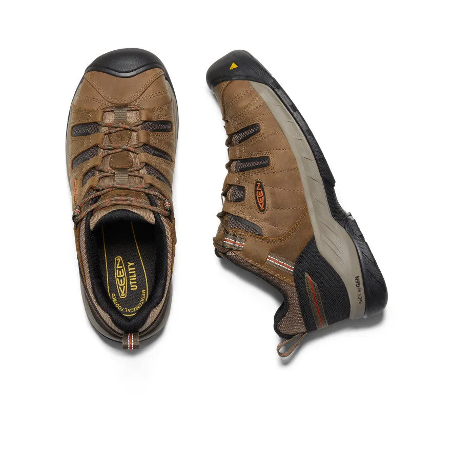 Men's Flint II (Steel Toe)  |  Shitake/Rust KEEN