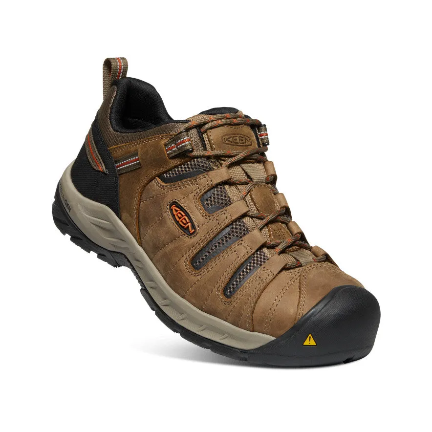 Men's Flint II (Steel Toe)  |  Shitake/Rust KEEN