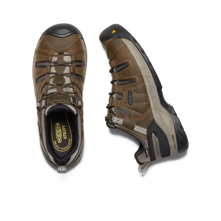 Men's Flint II Waterproof (Steel Toe)  |  Cascade Brown/Orion Blue KEEN