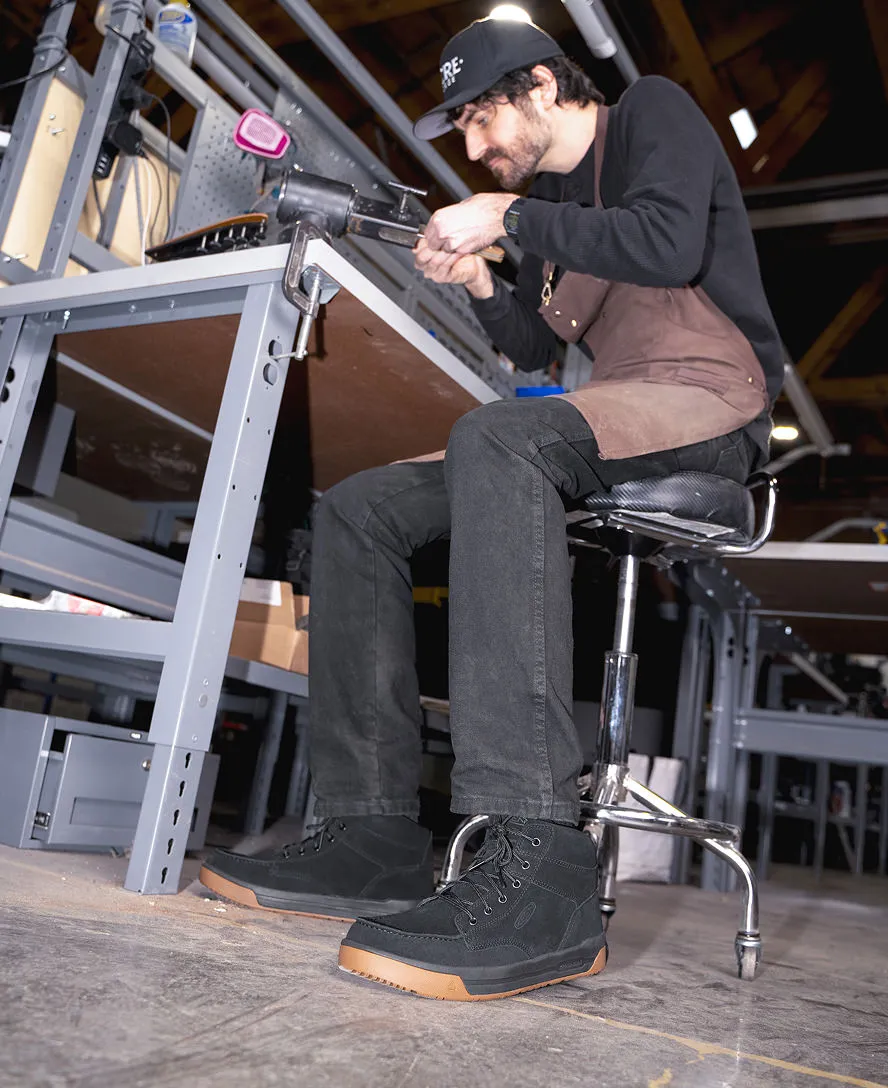 Men's Gibson Boot (Soft Toe)  |  Black/Gum KEEN