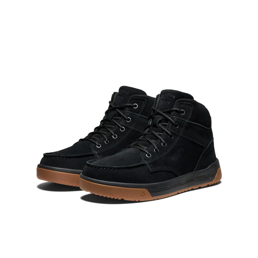 Men's Gibson Boot (Soft Toe)  |  Black/Gum KEEN