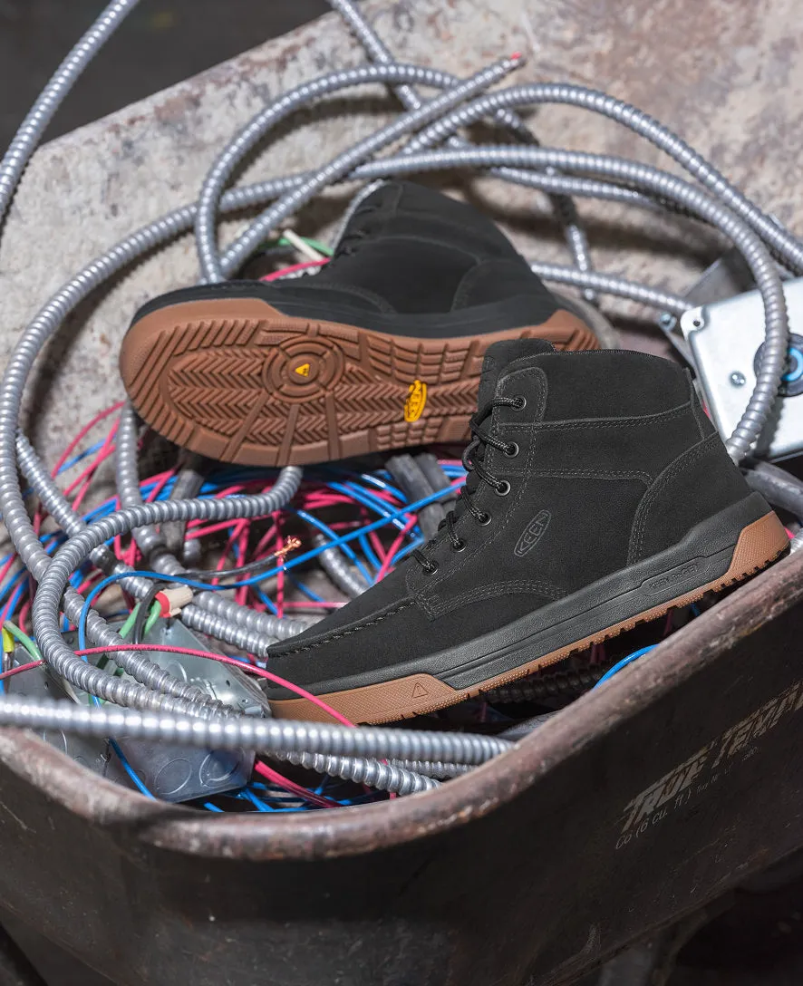 Men's Gibson Boot (Soft Toe)  |  Black/Gum KEEN