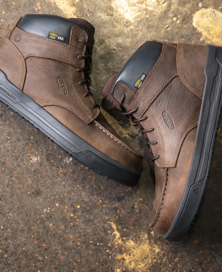 Men's Gibson ESD Boot (Carbon Toe)  |  Cascade Brown/Black KEEN