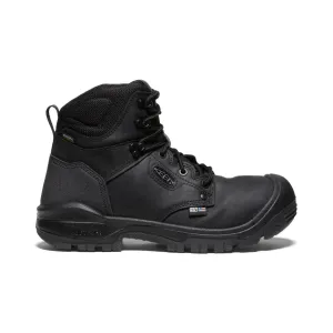 Men's Independence 6" Waterproof Boot (Soft Toe)  |  Black/Black KEEN